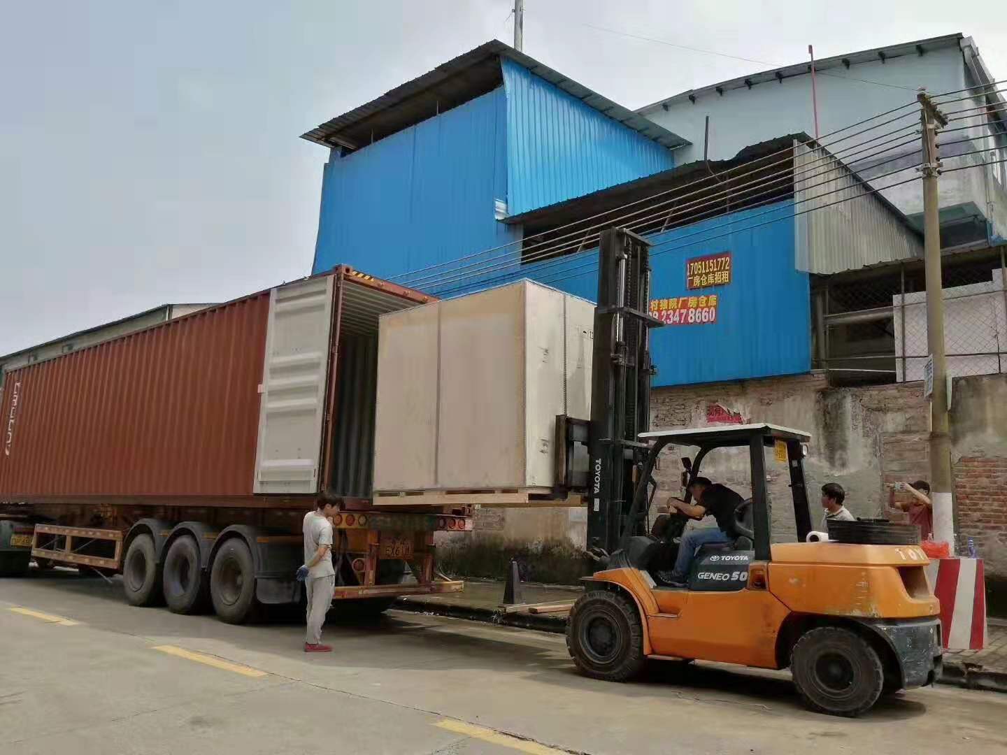 太子時代酒店訂購的洗衣房設備順利出貨